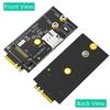 NGFF M.2 Key A+E Interfaces Converters To M.2 Key B Wireless Adapter With Card Slot For 3G 4G LTE WWAN Modem 5G Module