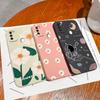 Case For Samsung A11 Flower Soft Liquid Silicone Durable Lens Protection Phone Back Covers For Galaxy A 11 Funda Coque For Woman