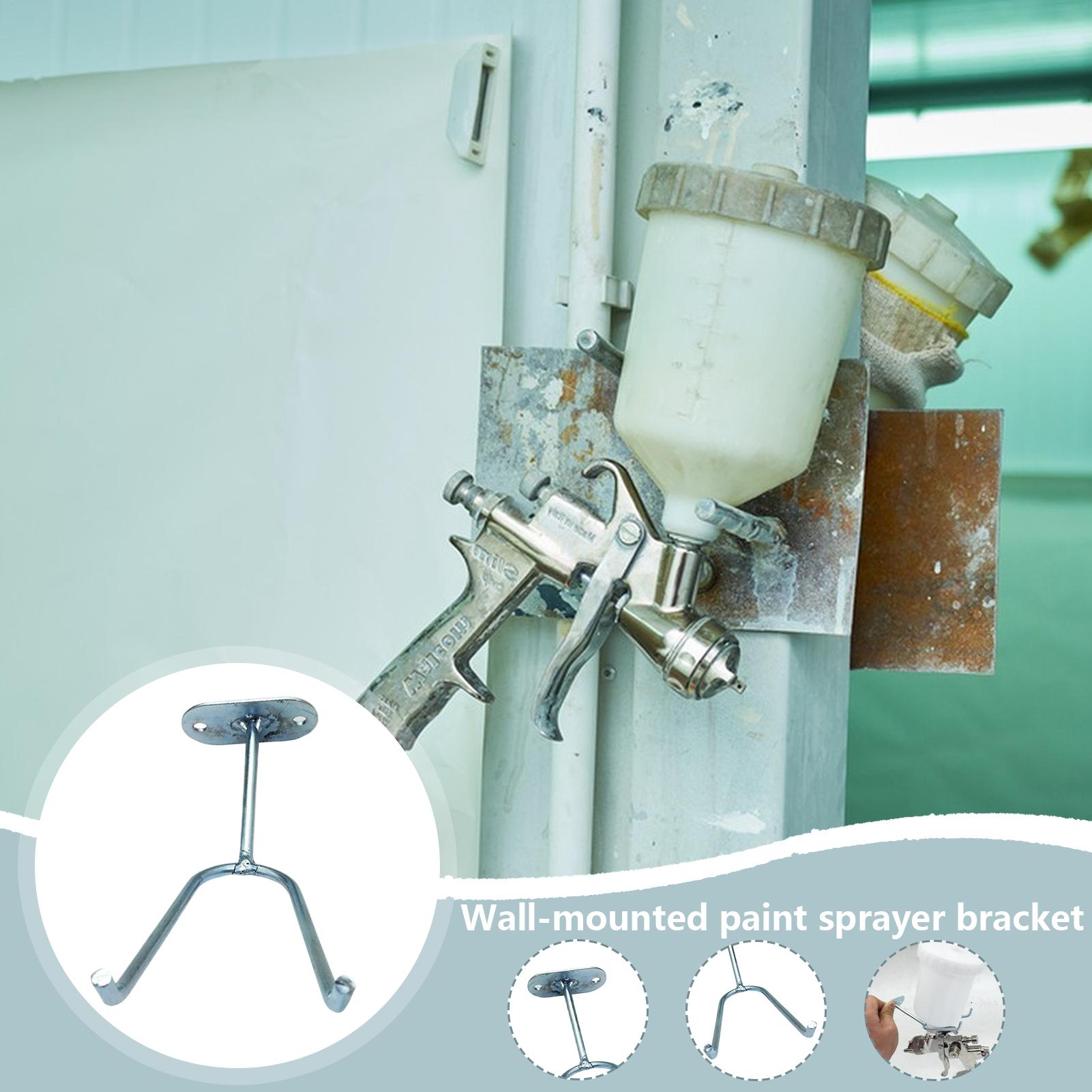 

Paint Sprayer Holder Iron Rustproof Mount Fixed Hook Sprayer Holder For Wall Garage Workshop Storage Organization CN