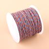 20m Multicolor Tie-Dyed Cotton Thread for DIY Moon Bodhi Bracelet