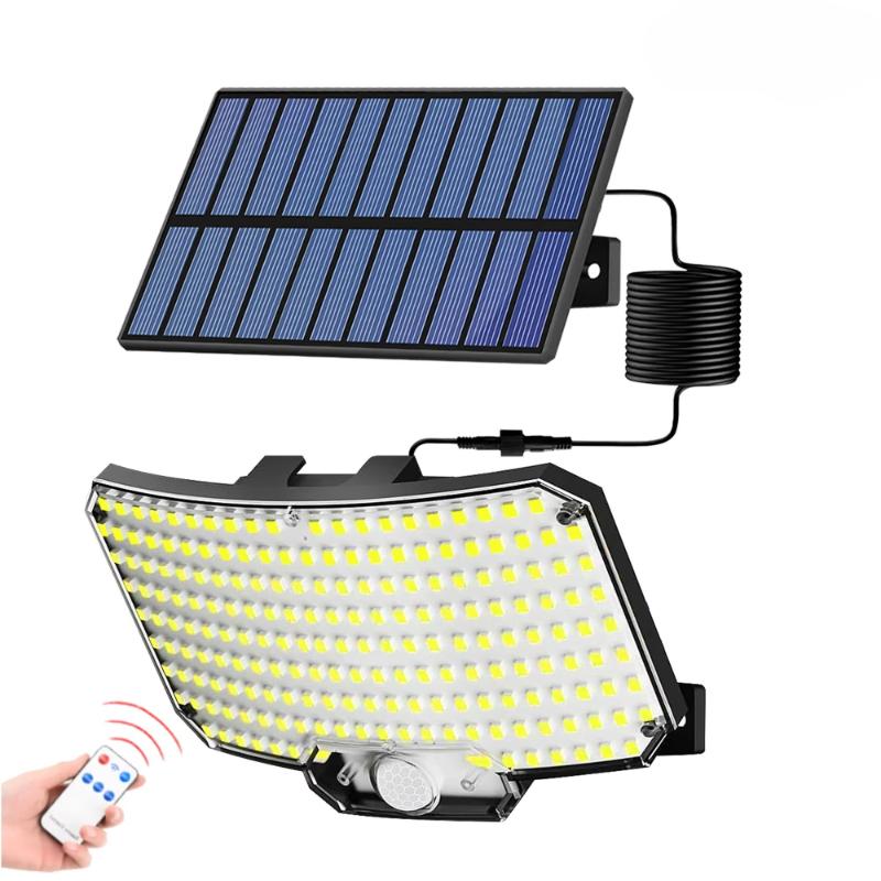 High Power 234LED Sensor Solar Light Outdoor 3 Working Modes IP65 Waterproof Lights for Yard Garden Fence Decorative Wall Light