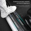 Car Door Sill Scuff Plate Decor Carbon Fiber Stickers For Volvo S90 V90 V60 V40 XC90 S60 XC60 V70 XC40 S80 T6 EX90 EM90