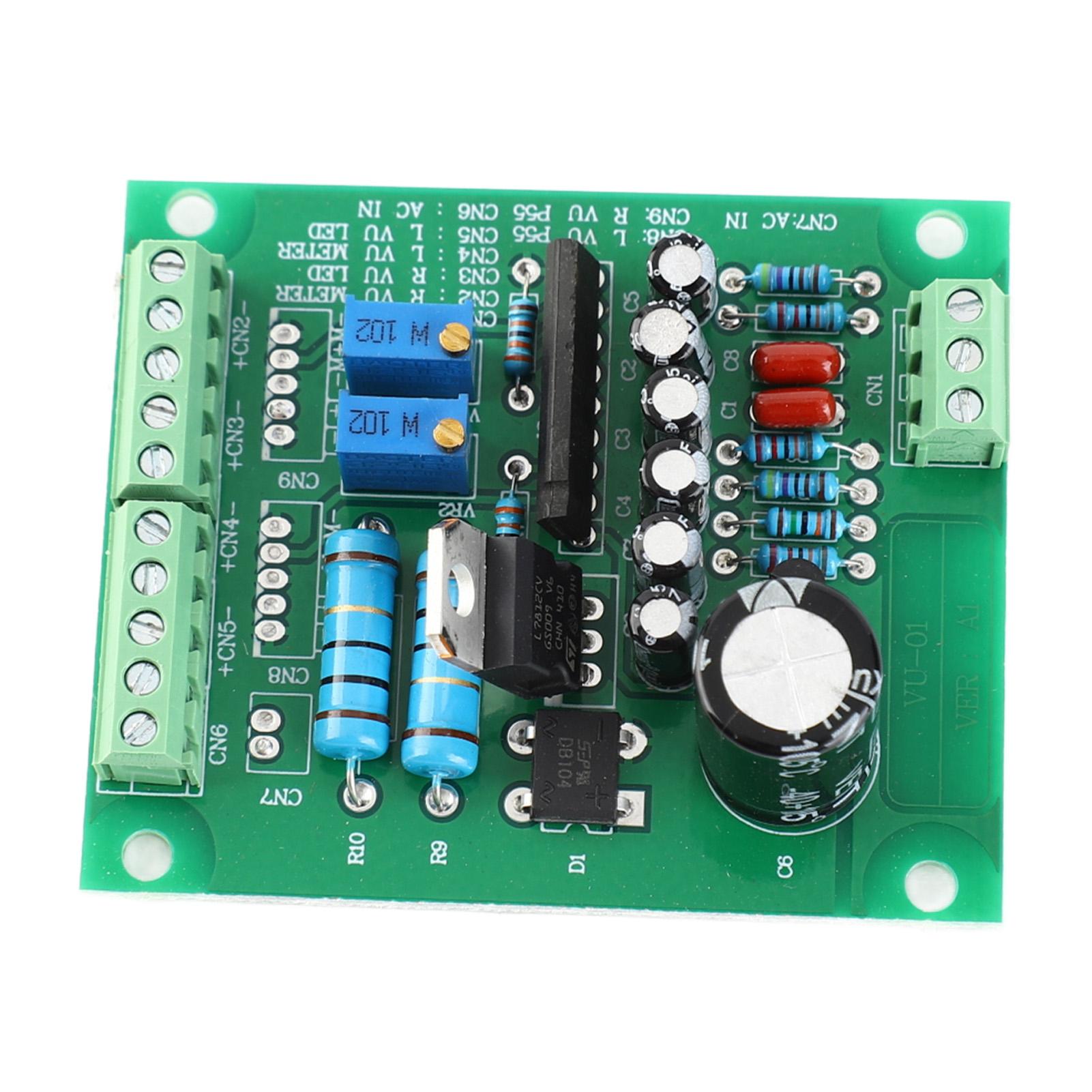 

AC 12V Stereo VU Meter Driver Board Amplifier DB Audio Level Meter