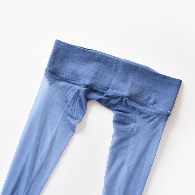 

Женские бесшовные ультратонкие черные чулки Aurora — шелковистые, блестящие, открытые колготки для лета High-end model