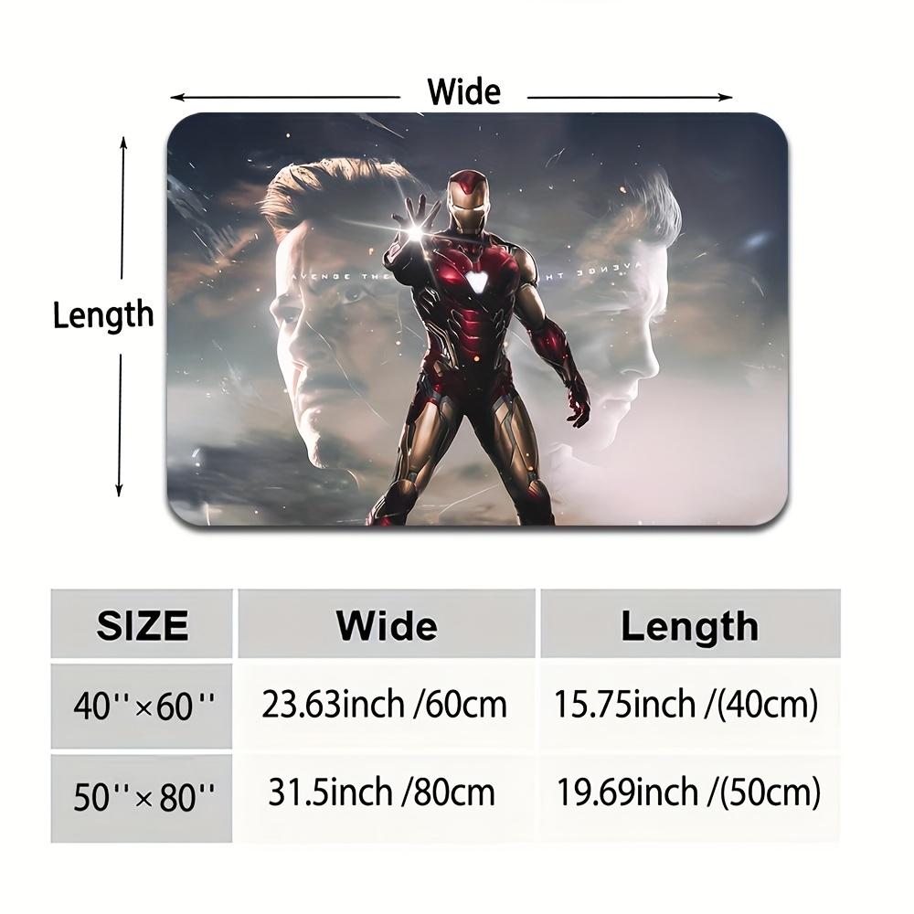 Authorized MARVEL, 1pc, Floor Mat, Designed with Themes of Superheroes And Classic Film Heroes, Available In Multiple Sizes, S