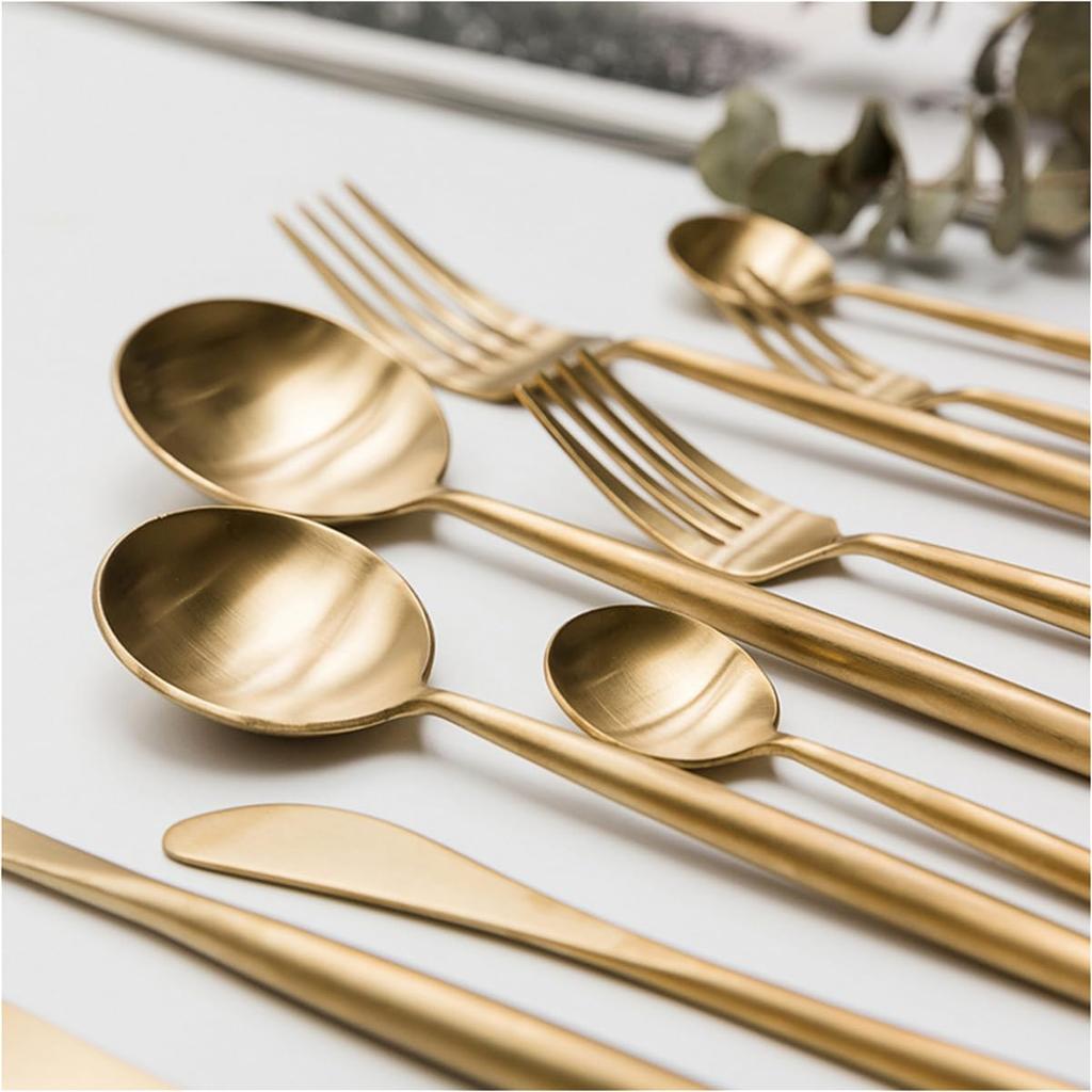 andoo Cutlery Set Set of Dishwasher 20 Colors to Choose Cutipol Style Minnie Spoon Tableware Cake Stainless Wedding Holiday Housewarming Gift Set of
