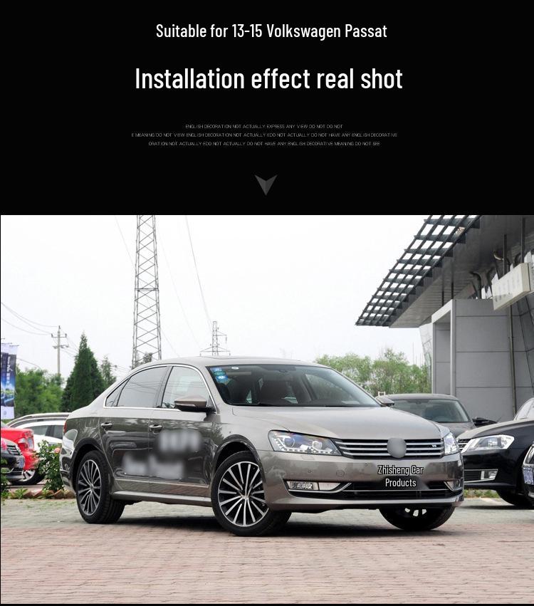 Compatible Headlight Cover for 2011-2015 New Passat Transparent Lamp Shell B7