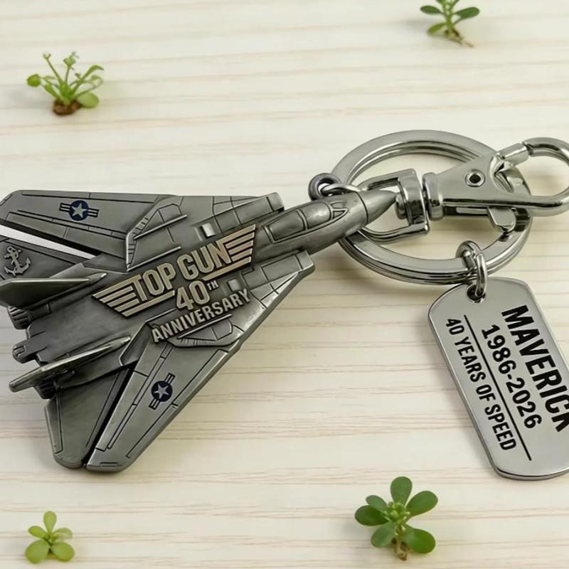Top Gun 40Th Anniversary Keychain Model Plane Cosplay Collectible Figurine 2026 Movie Fan Exclusive Gift