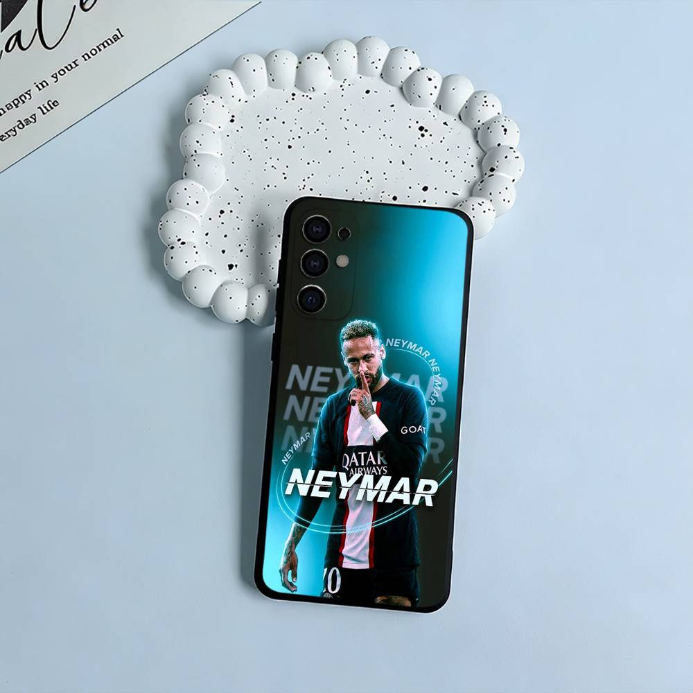 N-No 10-Neymar Soft Silicone Case for Samsung S25, S24, S21, S22, S23, S30, Ultra, S20, Plus, FE, Lite-Black