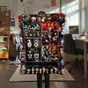 KISS rock band printing Flannel Blanket Bedroom Sofa Camping Warm blanket Gifts for family and friends-MJ002