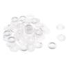 100 Pack Clear Rubber Feet Bumpers Pads Transparent Buffer Tips Cabinet Door Noise Dampening