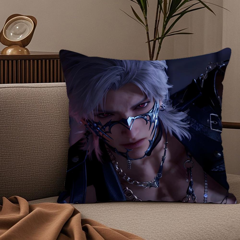 Game Love And Deepspace Sylus Pillow Case Silky Elegant Comfort Sofa Bed Invisible Zipper