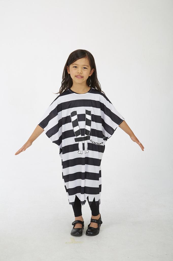 TSUNAGARU Prisoner Kids Costume, Unisex, One Size Fits All