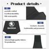 AEX1 Car Headrest Cover Universal Interior Accessories Fit For Skoda Fabia 1 2 Octavia A7 RS Superb Rapid Yeti Karoq Vision