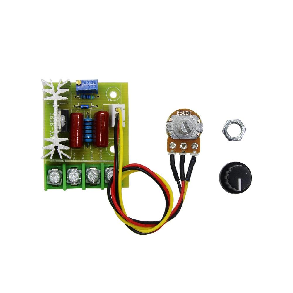AC 110V 220V 2000W High Power SCR Voltage Regulator Dimmer Motor Speed Controlle