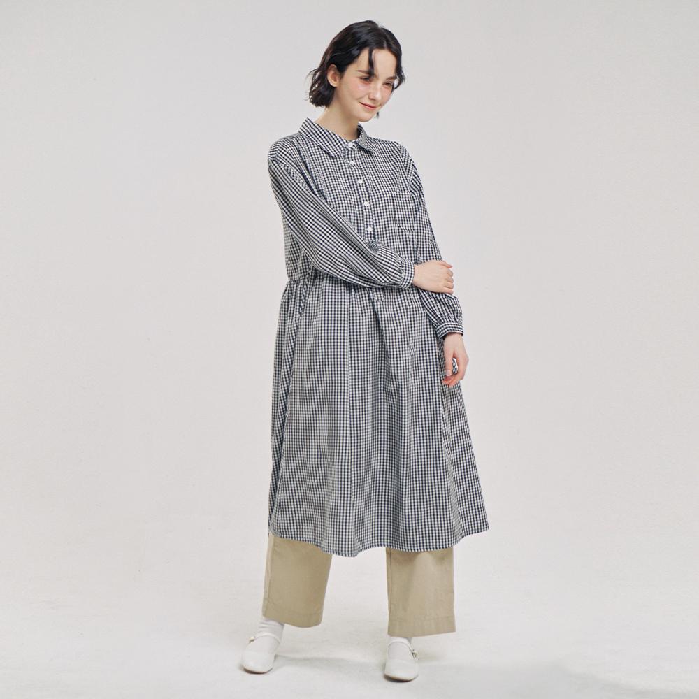 Chikita Pullover Dress (Check) Black 241202Cbk