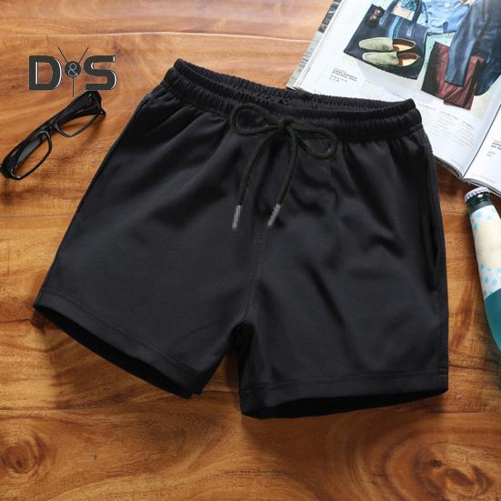 Ανδρικό σορτς για τρέξιμο ελαστικό κοντό παντελόνι γυμναστικής με κορδόνι μέσης μονόχρωμο παντελόνι για εξωτερικούς χώρους
