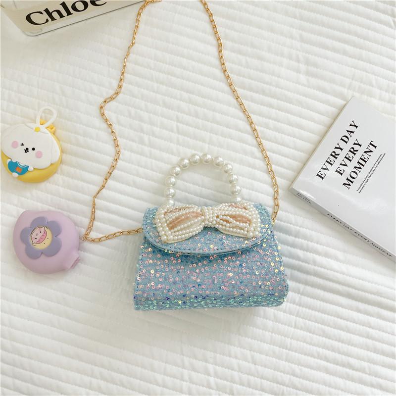 Fashionable Mini Children's Handbag Stylish Princess Bowknot Crossbody Bag For Girls