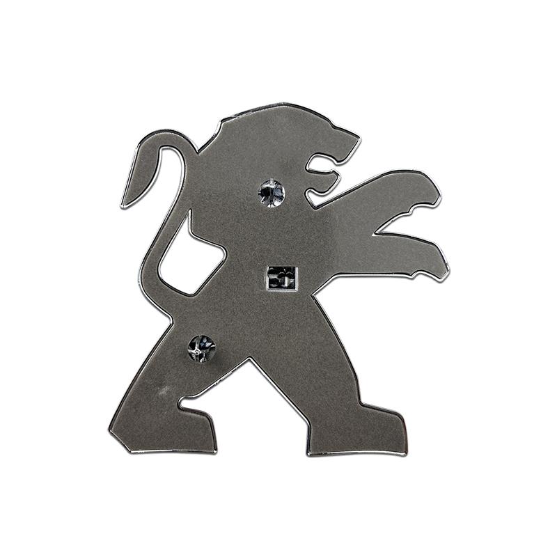 Automobile Front Hood Rear Trunk Badge Lion Emblem for Peugeot 301 ABS Plastic Car Stickers Refitted Decorative Accessories