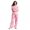 Womens 2-Piece Printed Sweatshirt Set Elegant Street Style Loose Fit Hooded Outfit Youth
