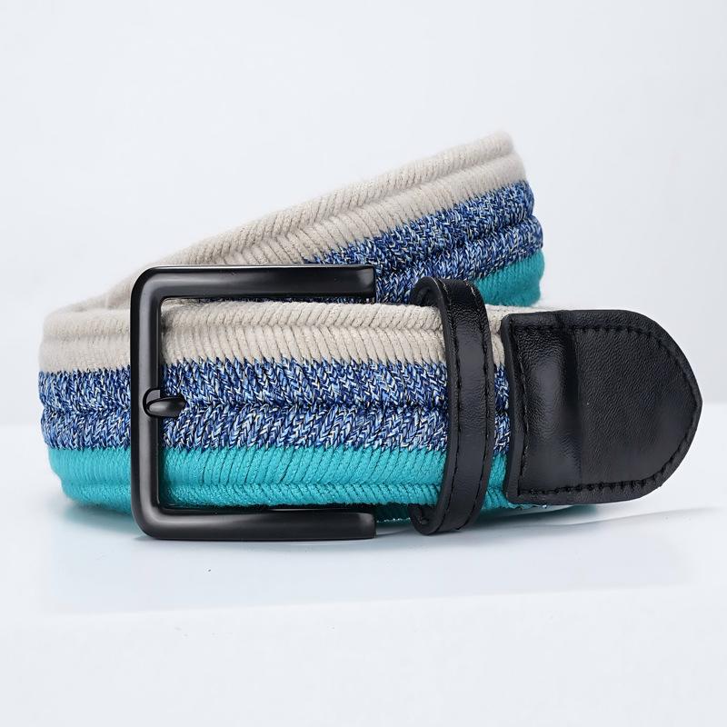 Men'S Belt Men'S Belt Tactical Pin Buckle Alloy Buckle Nylon Belt Braided Belt Tooling Outdoor Training