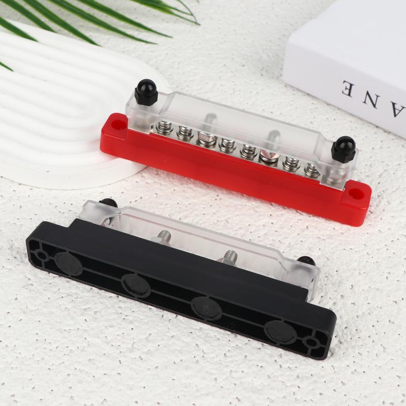 M6 Power Bus Bar Terminal Block Electric Current Distributor For Car Audio System Upgrade and Solar Panel Distribution