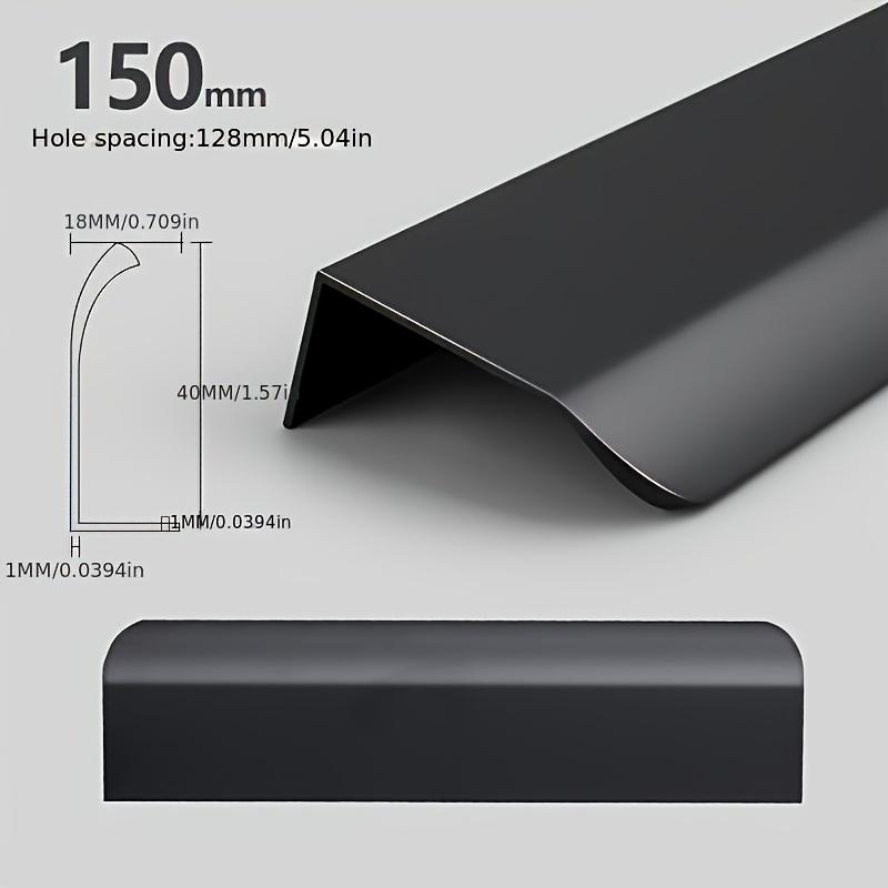 Mânere Ascunse pentru Mobilă Auriu Negru Alb Mânere pentru Dulap de Bucătărie Fără Găuri Mânere pentru Dulapuri și Sertare Mâner Arc pentru Dulap Mâner pentru Mobilă de Ușă