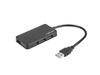 Hub USB Natec Moth 4xUSB 3.0 czarny
