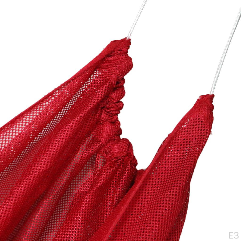 Camping Hammock Portable indoor Tree Hammock, Lightweight Fabric Mesh Hammocks for Backpacking,