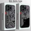 Anime Jujutsu Kaisen Phone Case For iPhone 11 12 13 14 15 16 Pro Max XR X XS Mini 8 7 Plus SE Shockproof Matte Fundas