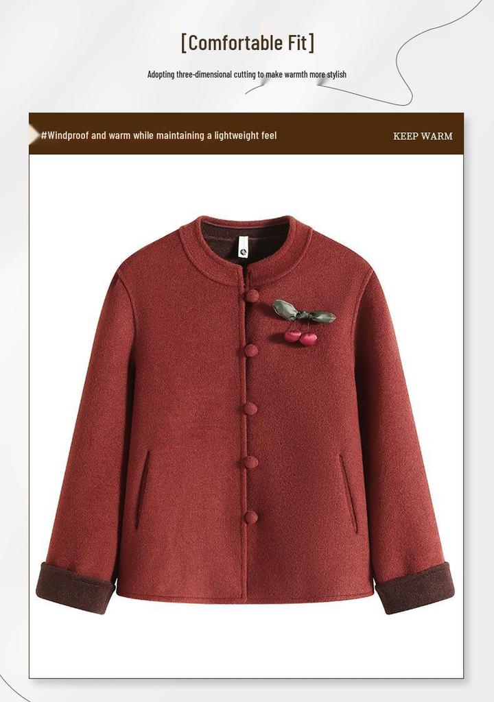 Spring Casual Coat for Women 40-60: Stylish Top for Middle-aged & Elderly
