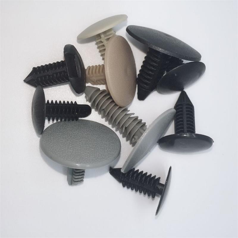 100Pcs Mixed Car Bumper Clips Plastic Rivets Fastener Hood Push Retainers