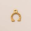 Retro Gold Multi-Element Pendant Collection: Cowboy Boots, Cross, Horseshoe - Exquisite DIY Jewelry Accessories