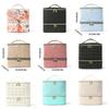 Modern Minimalist Double Layer Large Capacity Makeup Organizer For Travel And Home Use
