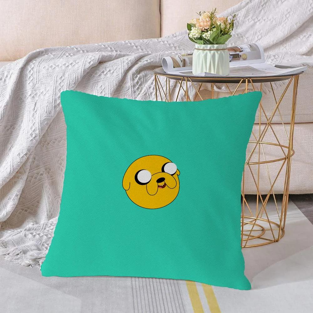 Cushion Covers 45X45 Cushions Cover Adventure Time Gift Decorative Pillows For Sofa Luxury Living Room Decoration
