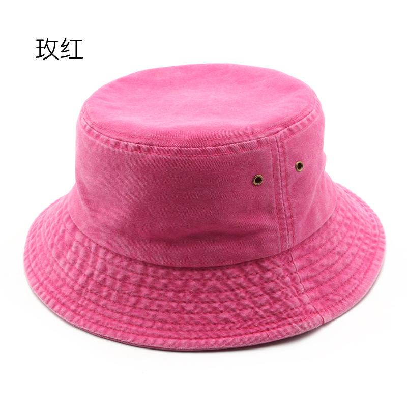 Bucket Hat Cotton Washed Denim Basin Hat Sun Protection Sunshade Sports Leisure Versatile Couple Sun Hat