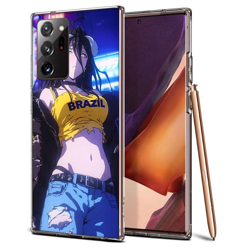 Albedo Overlord Phone Case for Samsung A55 A35 A25 A15 A07 A05S A16 A17 A26 A36 A37 A56 A57 Galaxy Note 20 10 A50S A71 A51 A31 A