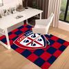 1PC Football Cagliari Design Rug Game Carpet, Floor Mat for Bedroom Living Room Entryway Rug, Home Decor Idea Gift for Christmas birthday