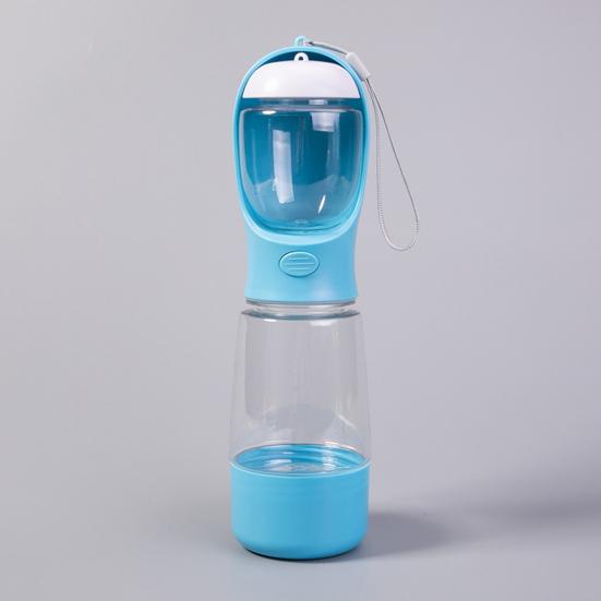 Dog Water Bottle with Food Container And Poop Bag Dispenser 3-in-1 Leak-Proof Portable Pet Water Dispenser for Walking Hiking Travel