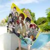 Horimiya Anime Strandtuch Bunte Handtücher für Mädchen Mikrofaser Schnelltrocknend Sandfrei Strand Yoga Spa Fitnessstudio Pool