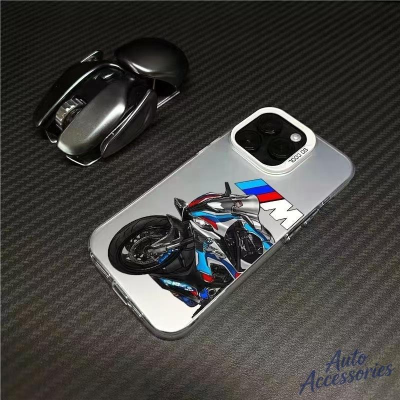 For Bmw M Power Logo M2 M4 M5 M6 Car Phone Case For IPhone 17 Pro Max 16 15 14 Pro Max 13 11 X Xs Xr 8 7Plus Phone Shell Sticker mkhr65