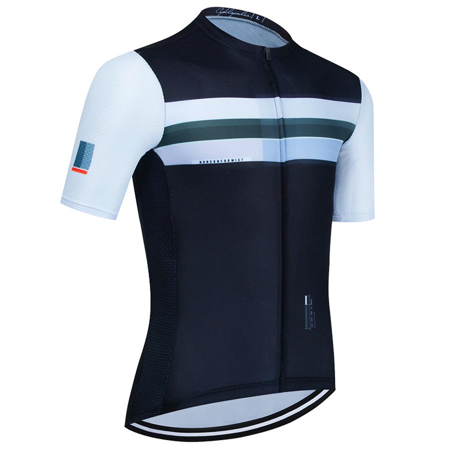 Summer 2025 Short Sleeve Cycling Jersey Men MTB Bicycle Top Outdoor Cycling Clothing Breathable Shirt Maillot Ciclismo Quick Dry