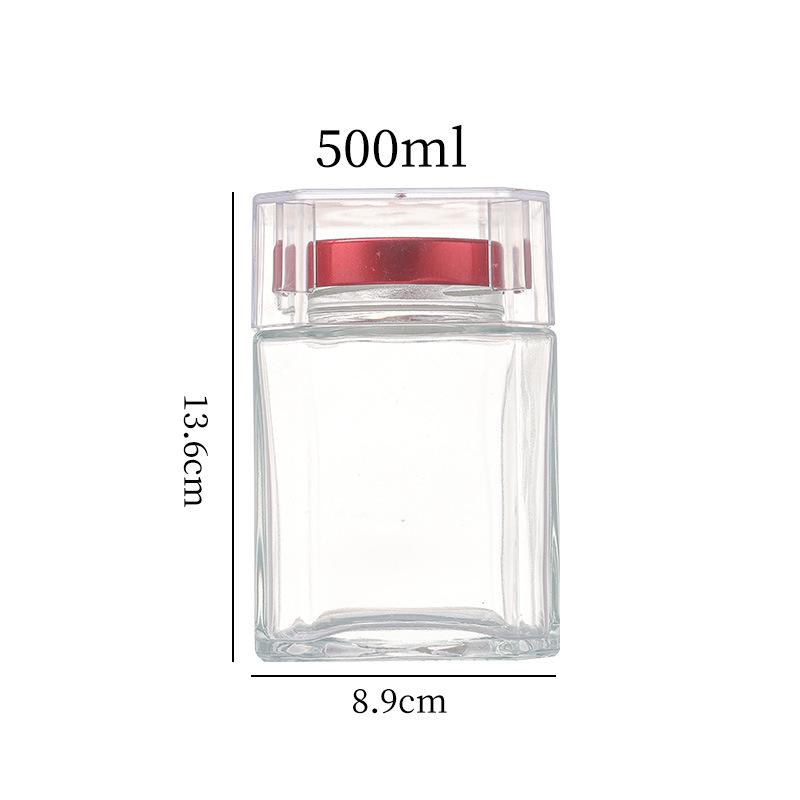 Food-Grade Glass Honey Dispenser Jar