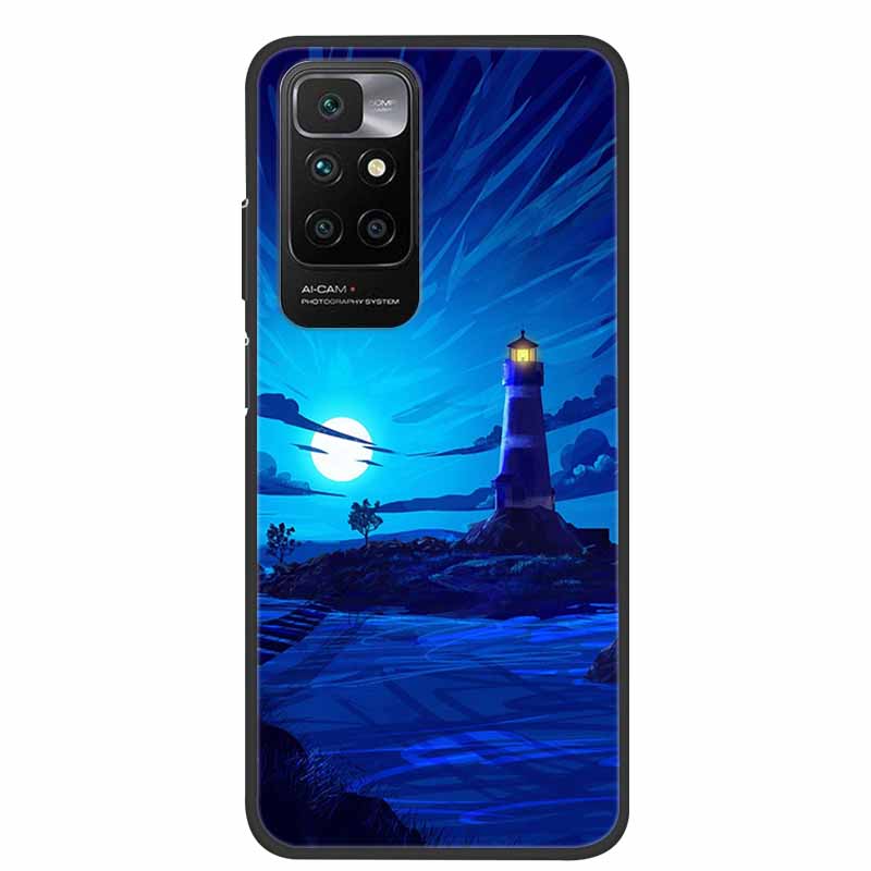 Für Xiaomi Redmi 10 Hülle Stoßfest Weiches Silikon TPU Rückabdeckung Für Xiaomi Redmi10 Handyhüllen Redmi 10 Prime 2022 Süße Cartoon