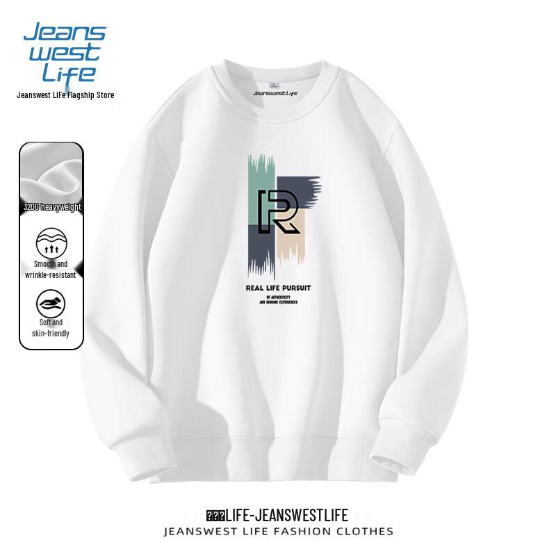 Jeanswest Herren American Casual Rundhals-Sweatshirt