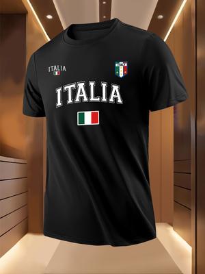 Italienische Flagge Grafik T-Shirt Grafik T-Shirt - Leicht ...