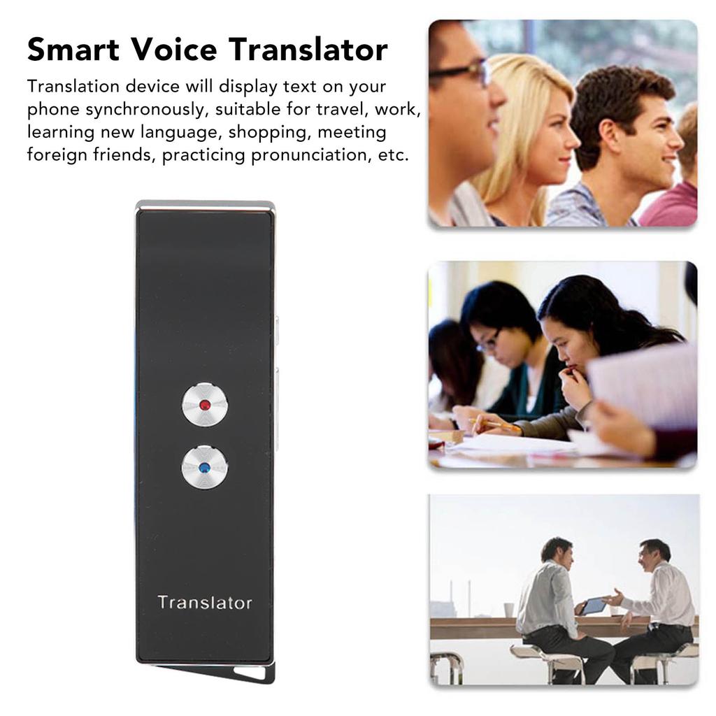 Smart Voice Translator Real Time 70 Accents Low Power Dissipation Language Translator Device Handheld for Work for Learn