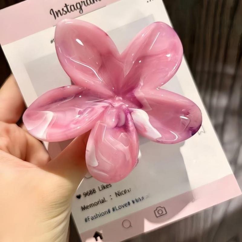 Tyrande Stumpfe Blume Griff Frisch und Süß Eierblume Hinterkopf Scheibe Haar Hai Clip Haarschmuck