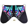 Beach Swimwear Cover Up Butterfly Pattern Comfortable Breathable Stylish Bikini Cover Up Blue