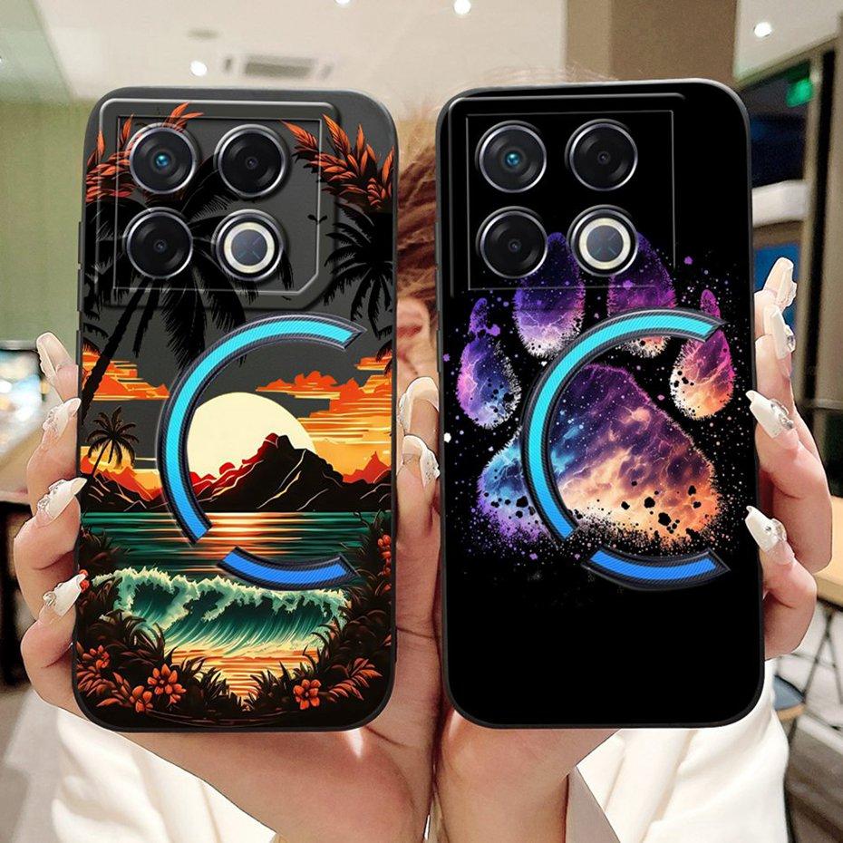 Modne malowane etui na telefon do Infinix GT 20 Pro Miękkie silikonowe odporne na wstrząsy etui do Infinix GT 20 Pro X6871 Etui Zderzaki
